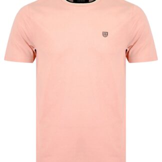 T-Shirts Westport Cotton Jersey Crew Neck Ringer T-Shirt in Rose Shadow - Kensington Eastside / S - Tokyo Laundry