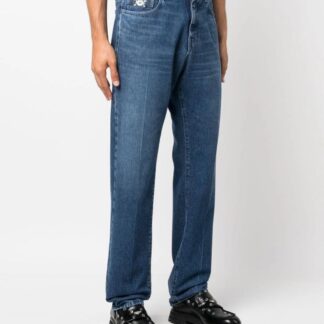 VERSACE MEDUSA WASHED DENIM JEANS Size: 34, colour: BLUE