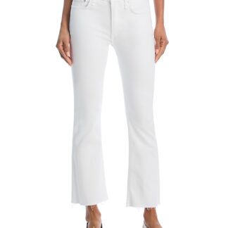 rag & bone Flexi Peyton High Rise Ankle Bootcut Jeans in Optic White