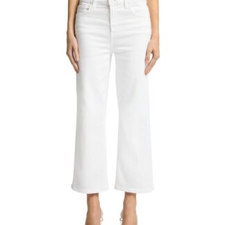7 For All Mankind Cropped Alexa High Rise Jeans in Soleil