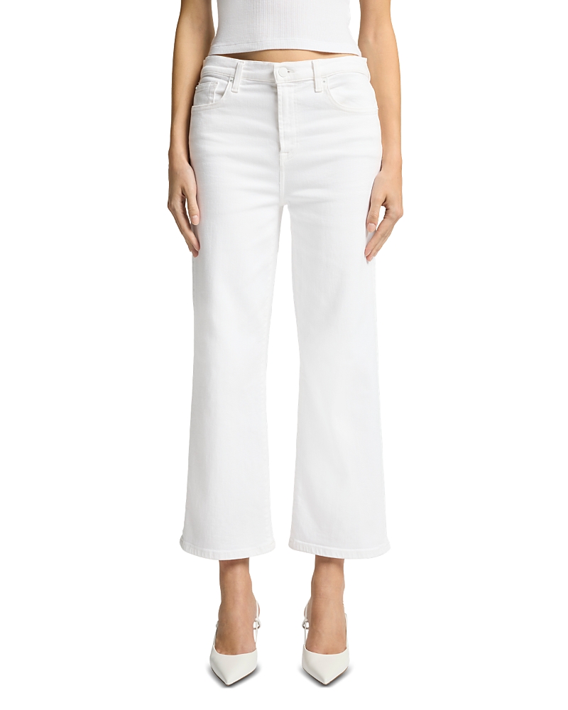 7 For All Mankind Cropped Alexa High Rise Jeans in Soleil