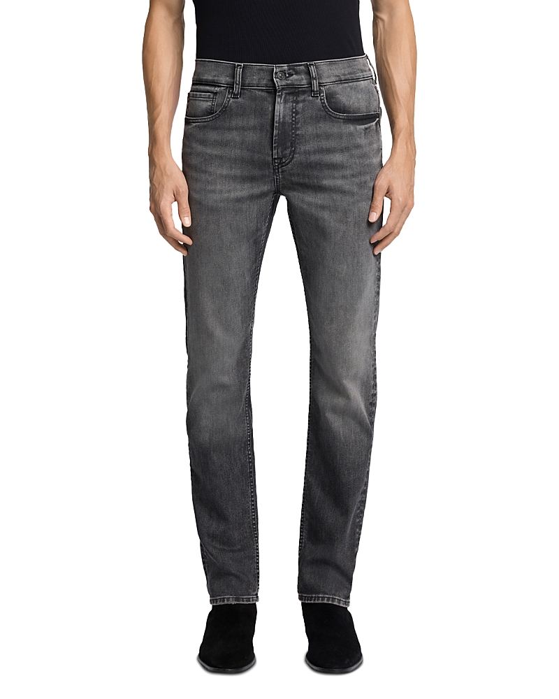 7 For All Mankind The Straight Fit Jeans in Half Step Blue