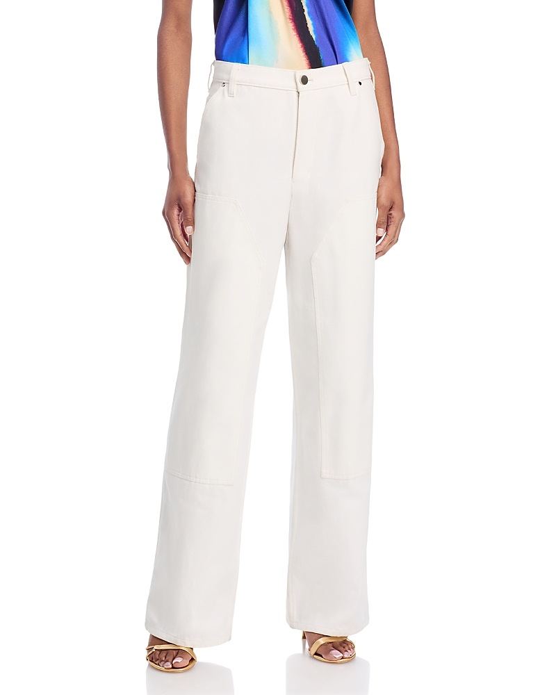 A. l.c. Rae Mid Rise Loose Fit Jeans in White