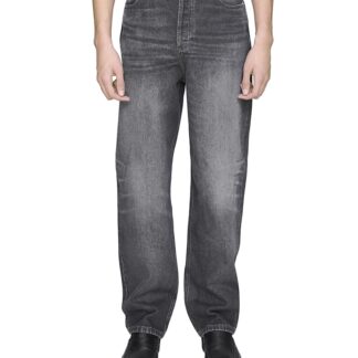 A. p.c. Solal Relaxed Fit Jeans in Washed Black