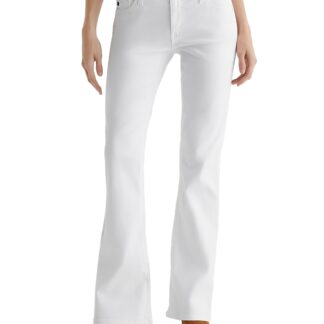 Ag Angel Low Rise Bootcut Jeans in Gallery White