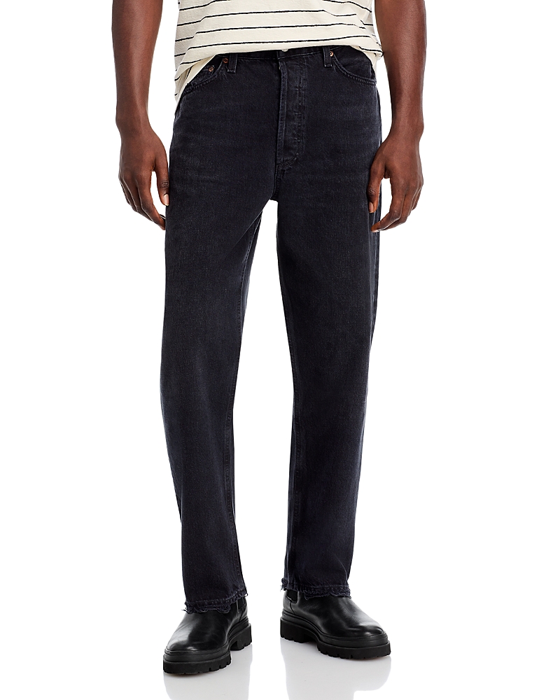 Agolde 90's Straight Leg Relaxed Jeans in Tar