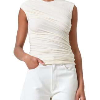 Agolde Ester Ruched Top