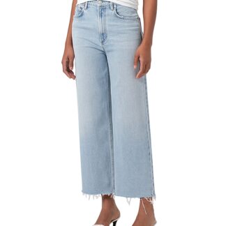 Agolde Ren High Rise Wide Leg Jeans in Beam
