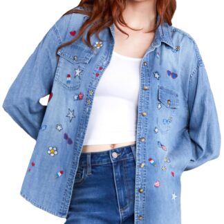 Billy T Celebration Embroidered Chambray Shirt