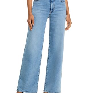 Frame Le Slim Palazzo High Rise Jeans in Canals Ripple