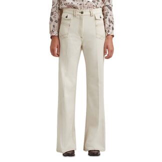 Gerard Darel Ana Flared Jeans in White