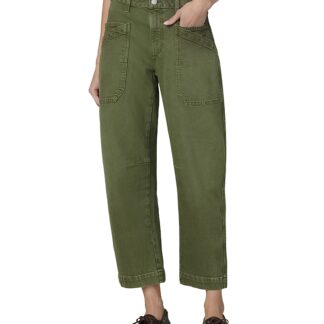Joe's Jeans The Double Pocket Barrel Jeans in Winter Moss