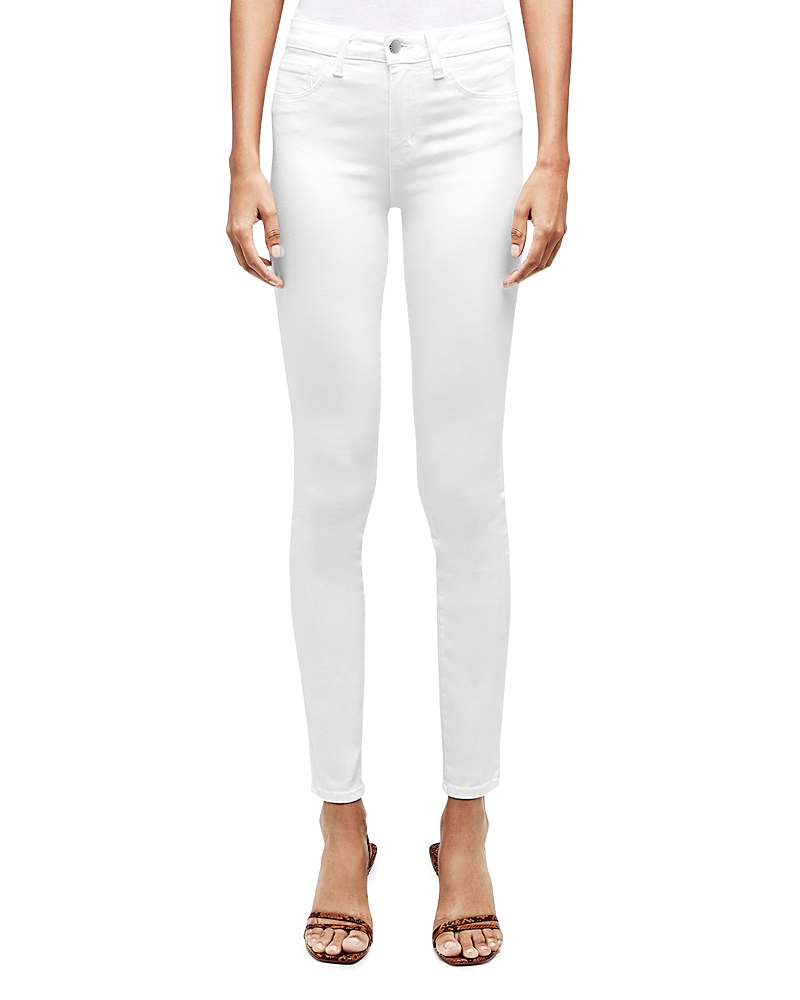 L'Agence Marguerite Skinny Jeans in Blanc