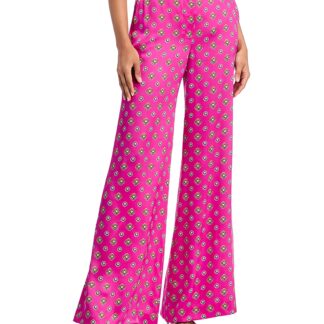 L'Agence Pilar Silk Wide Leg Pants