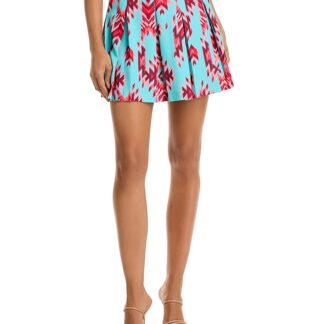 L'Agence Tania Pleated Mini Skirt