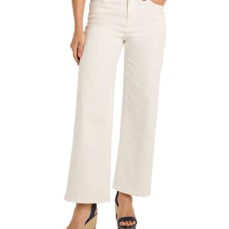 Nic+Zoe Forward Seam Weekend Jeans in Paper White