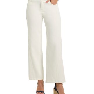 Nic+Zoe Wide Leg Weekend Jeans in Paper White
