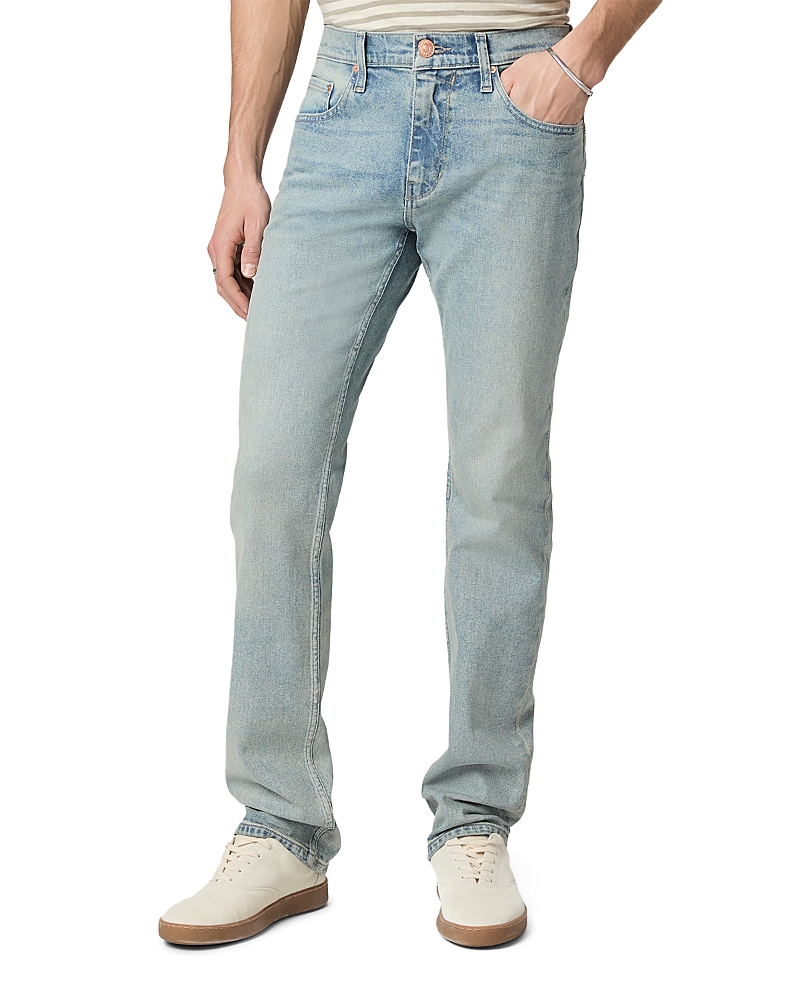 Paige Federal Slim Straight Jeans in Florence Blue