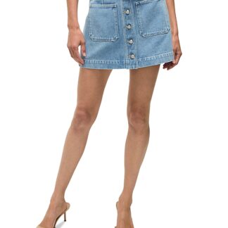 Veronica Beard Moxie Denim Mini Skirt