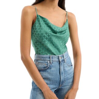 Veronica Beard Sola Cowl Neck Sleeveless Top