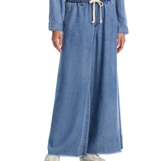 Vintage Havana Washed Denim Wide Leg Pants