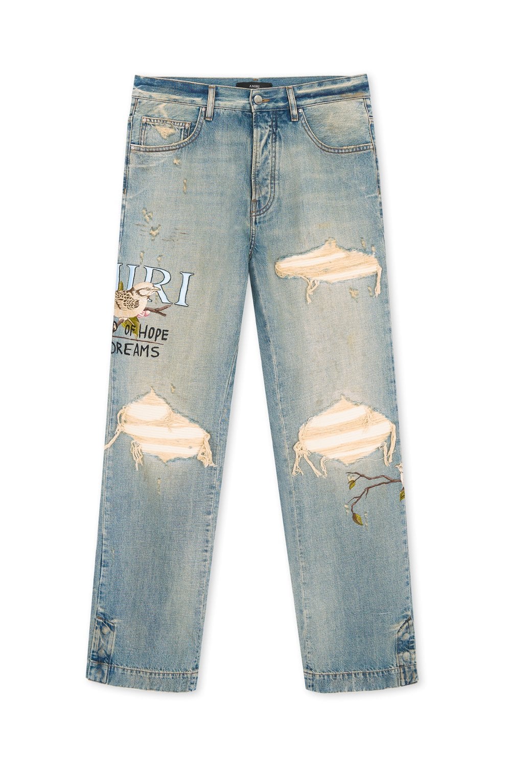 AMIRI CHATEAU MX1 STRAIGHT FLARE Size: 34, colour: BLUE