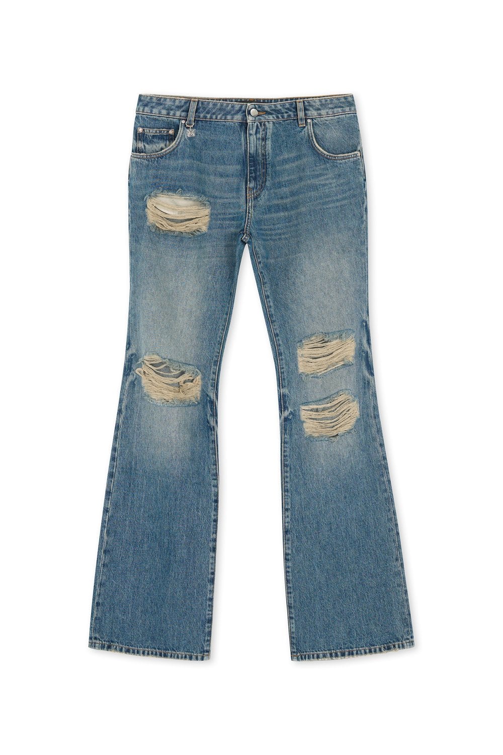 AMIRI WOMENS SLASH JEAN Size: 29, colour: BLUE