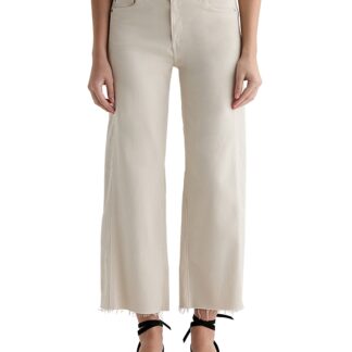Ag Saige Wide Leg Crop Jeans in Opal Stone