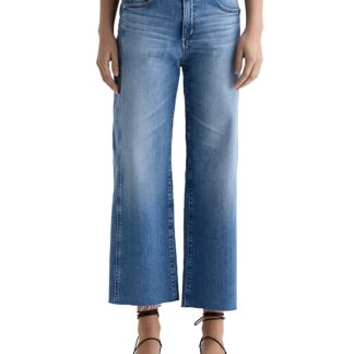 Ag Saige Wide Leg Crop Jeans in Roasartio