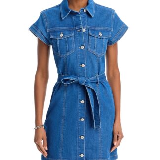 Cinq a Sept Tia Denim Mini Dress