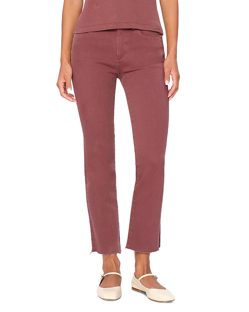 DL1961 Mara Straight Mid Rise Instasculpt Ankle Jeans in Dried Rose