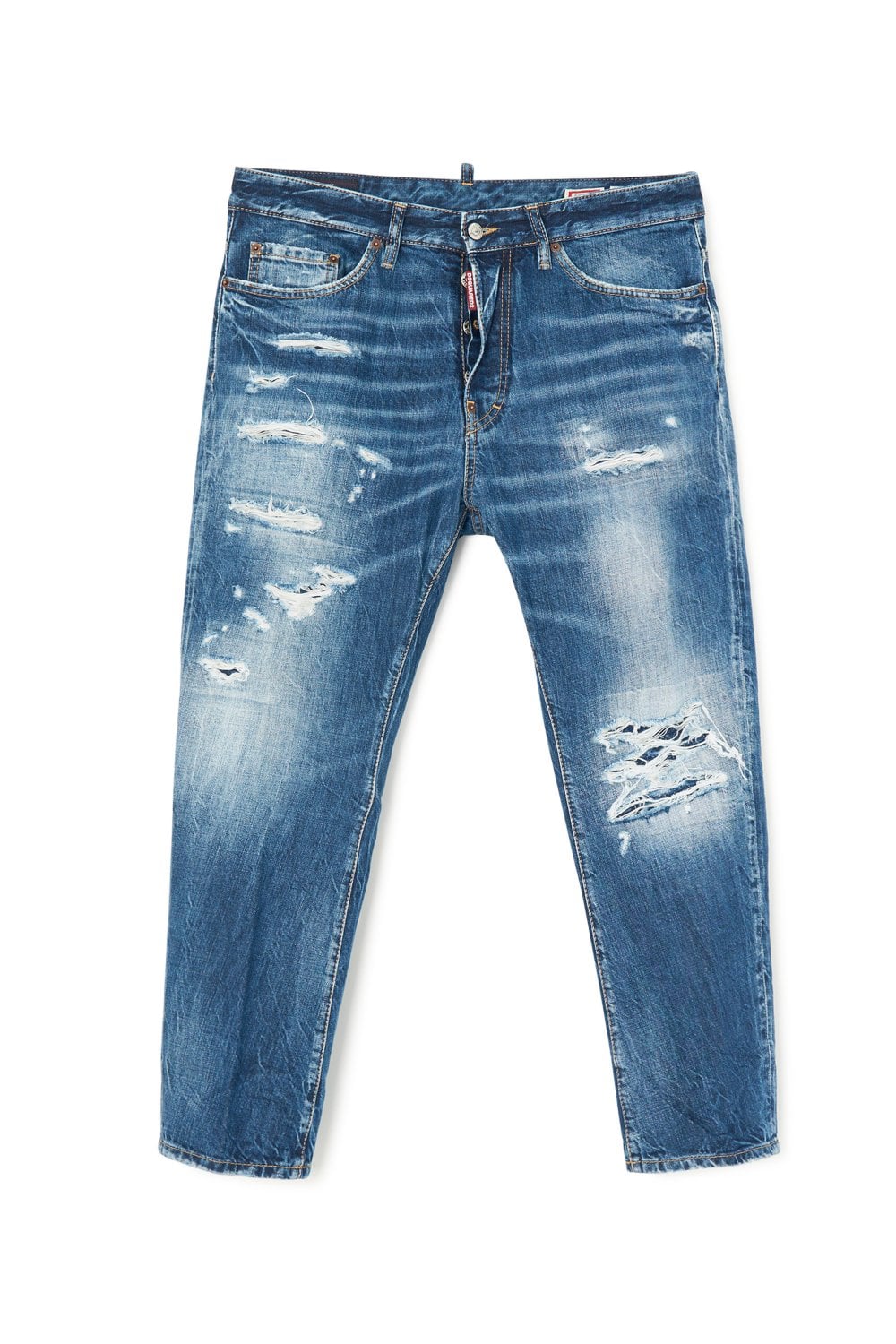 DSQUARED2 BRO VINTAGE WASH JEANS Size: 52, colour: BLUE
