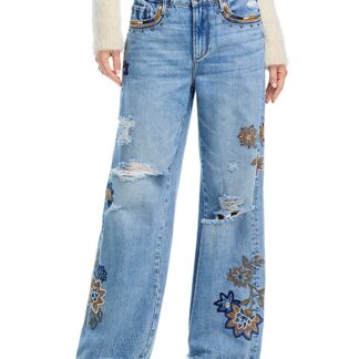 Driftwood Marlena Distressed X Copper Magnolia Jeans in Light Wash