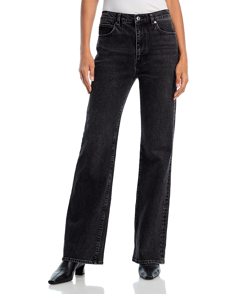 Frame The Arrow High Rise Bootcut Jeans in Deco