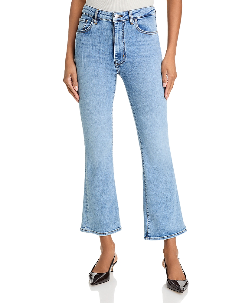 Frame The Reboot High Rise Ankle Bootcut Jeans in Lark
