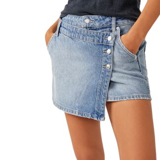 Free People We The Free Wynne Denim Skirt