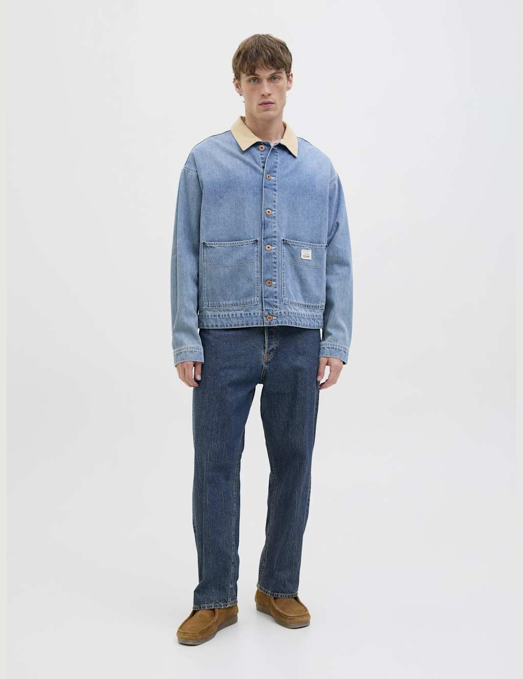 JACK & JONES Loose Fit Jeans Blue Denim