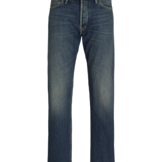 JACK & JONES Regular Fit Pure Cotton 5 Pocket Jeans Blue Denim