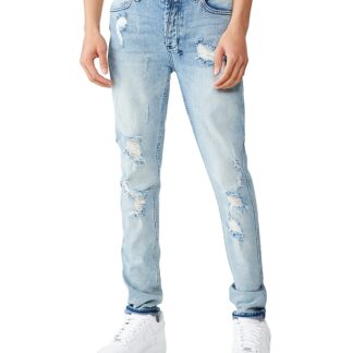 Ksubi Van Winkle Skinny Jeans in Trashed Dreams Blue