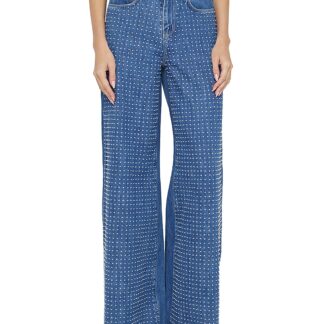 L'Agence Quincy High Rise Wide Leg Jeans in Glendora
