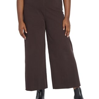 Lysse Plus Erin High Waist Wide Leg Jeans in Double Expresso