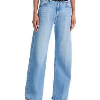 Mother The Lasso Sneak High Rise Jeans in Sow Surreal