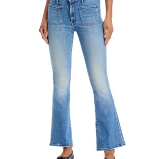 Mother The Patch Pocket Weekender Jeans in Poppin Wheelies