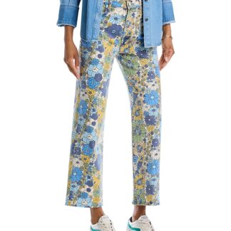 Mother The Rambler High Rise Ankle Straight Jeans in Dirtbike