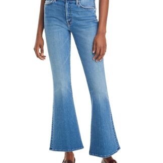 Mother The Weekender Mid Rise Flared Jeans in Layover