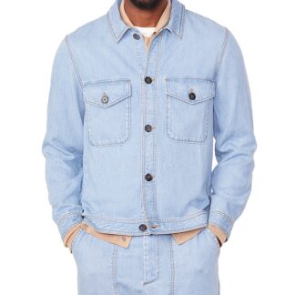 Officine Generale Hany Washed Denim Jacket