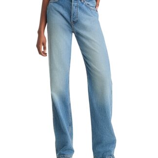 Re/Done 90s High Rise Loose Fit Jeans in Mid Fade