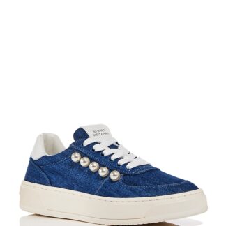 Stuart Weitzman Women's Sw Courtside Pearl Sneakers