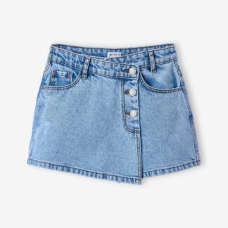 Asymmetrical Denim Skirt for Girls, JONEN light blue