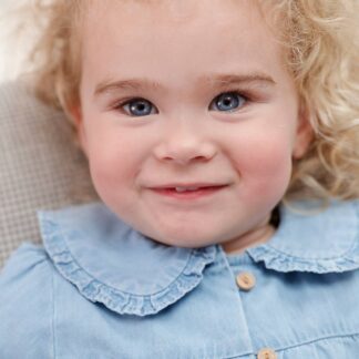 Blouse in Light Denim, for Babies bleached denim